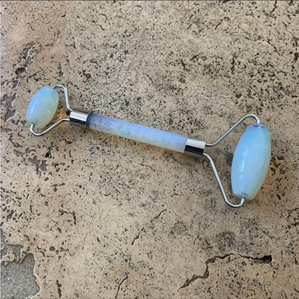 Anthropologie Well Done Opal Crystal Facial Roller